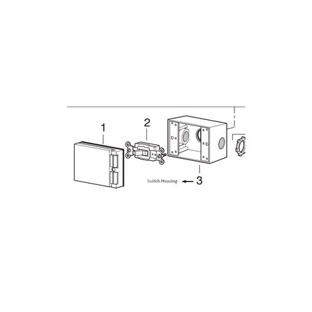 ALLEGRO INDUSTRIES Switch Housing, 951607 9516-07